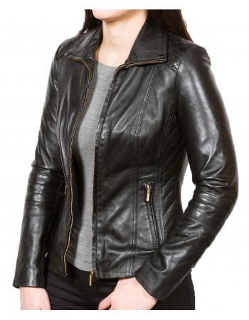 Laverapelle Women's Genuine Lambskin Leather Jacket (fencing Jacket) - 1821047 Laverapelle Women's Genuine Lambskin Leather Jacket (fencing Jacket) - 1821047
