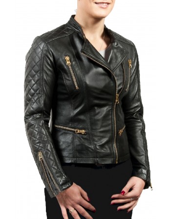 Laverapelle Women's Genuine Lambskin Leather Jacket (fencing Jacket) - 1821054 Laverapelle Women's Genuine Lambskin Leather Jacket (fencing Jacket) - 1821054