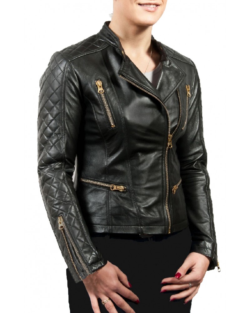 Laverapelle Women's Genuine Lambskin Leather Jacket (fencing Jacket) - 1821054 Laverapelle Women's Genuine Lambskin Leather Jacket (fencing Jacket) - 1821054