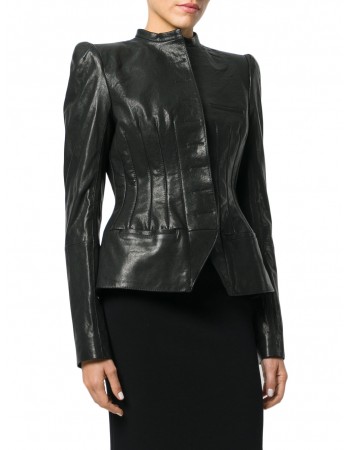 Laverapelle Women's Genuine Lambskin Leather Jacket (Officer Jacket) - 1821056 Laverapelle Women's Genuine Lambskin Leather Jacket (Officer Jacket) - 1821056