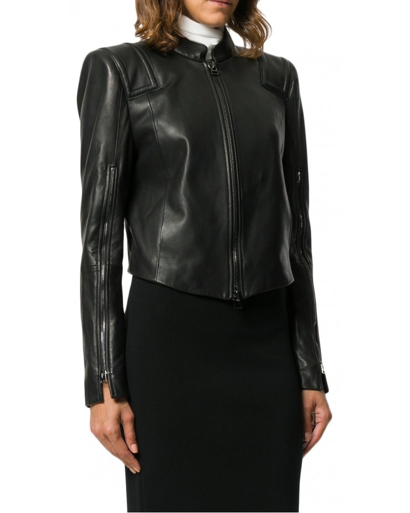 Laverapelle Women's Genuine Lambskin Leather Jacket (Classic Jacket) - 1821058 Laverapelle Women's Genuine Lambskin Leather Jacket (Classic Jacket) - 1821058