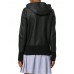 Laverapelle Women's Genuine Lambskin Leather Jacket (Hooded) - 1821060 Laverapelle Women's Genuine Lambskin Leather Jacket (Hooded) - 1821060
