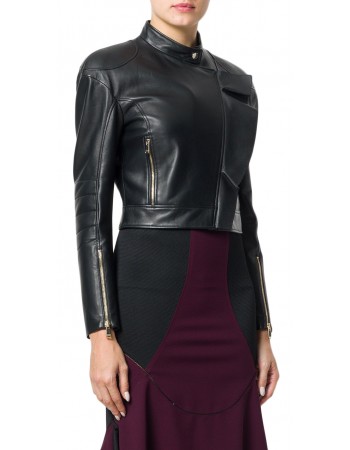 Laverapelle Women's Genuine Lambskin Leather Jacket (Officer Jacket) - 1821068
