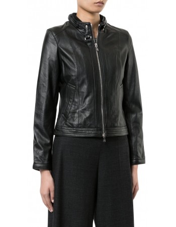 Laverapelle Women's Genuine Lambskin Leather Jacket (Racer Jacket) - 1821081 Laverapelle Women's Genuine Lambskin Leather Jacket (Racer Jacket) - 1821081