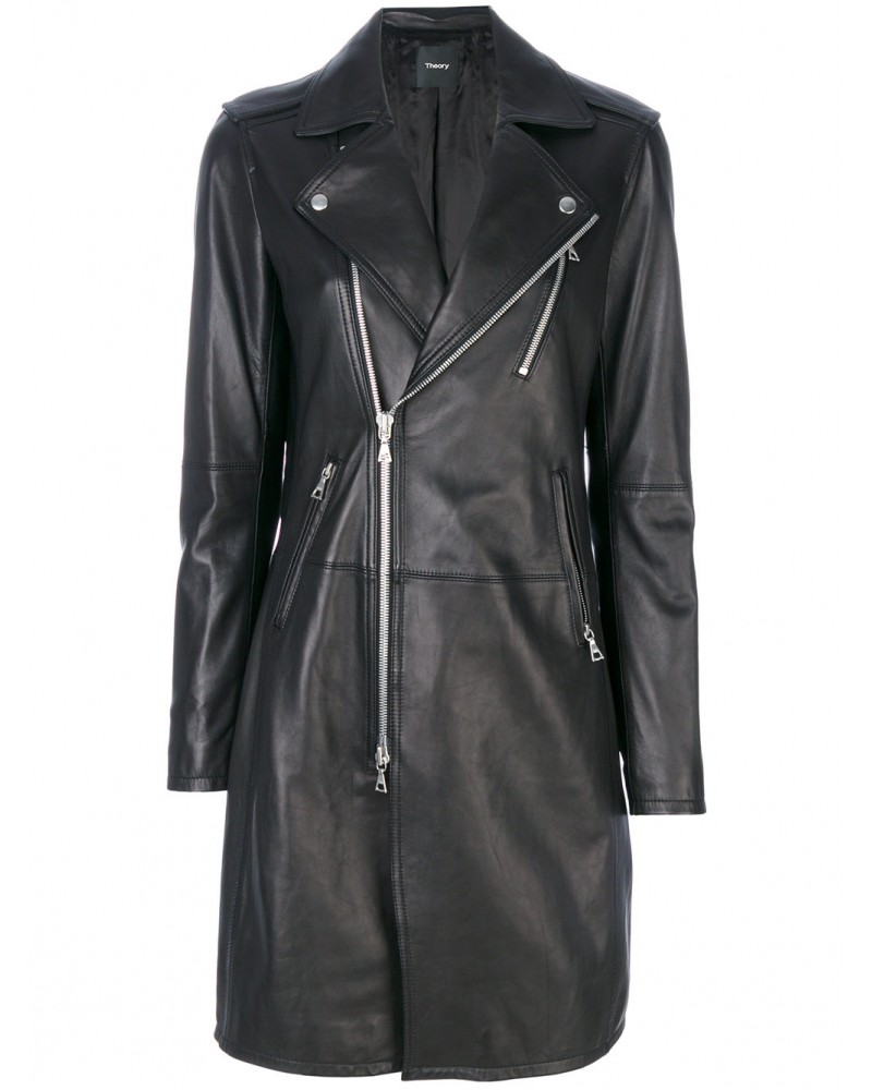 Laverapelle Women's Genuine Lambskin Leather Coat (Over Coat) - 1822013 Laverapelle Women's Genuine Lambskin Leather Coat (Over Coat) - 1822013