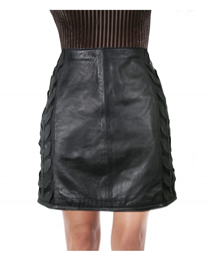 Laverapelle Women's Genuine Lambskin Leather Skirt () - 1825001 Laverapelle Women's Genuine Lambskin Leather Skirt () - 1825001