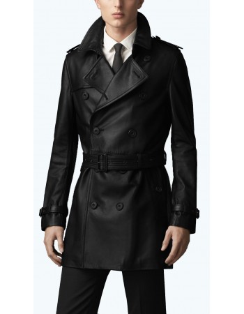 Laverapelle Men's Genuine Lambskin Leather Coat (Officer Coat) - 2002001 Laverapelle Men's Genuine Lambskin Leather Coat (Officer Coat) - 2002001