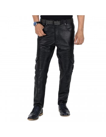 Laverapelle Men's Genuine Lambskin Leather Pants (Black, Biker Pants) - 2304001 Laverapelle Men's Genuine Lambskin Leather Pants (Black, Biker Pants) - 2304001