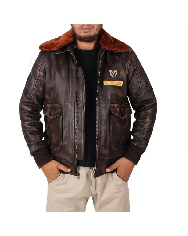 Laverapelle Men's Nick Jones Leather Jacket (Black, Aviator Jacket) - 2401002 Laverapelle Men's Nick Jones Leather Jacket (Black, Aviator Jacket) - 2401002