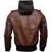 Laverapelle Men's Genuine Lambskin Leather Jacket (Black, Hooded Jacket) - 2401005 Laverapelle Men's Genuine Lambskin Leather Jacket (Black, Hooded Jacket) - 2401005