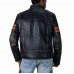 Laverapelle Men's Genuine Cow Ruboff Leather Jacket (Black, Racer Jacket) - 2401008 Laverapelle Men's Genuine Cow Ruboff Leather Jacket (Black, Racer Jacket) - 2401008