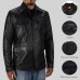 Laverapelle Men's Genuine Lambskin Leather Coat (Black, Officer Coat) - 2402005 Laverapelle Men's Genuine Lambskin Leather Coat (Black, Officer Coat) - 2402005