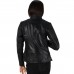 Laverapelle Women's Genuine Lambskin Round Collar Leather Racer Jacket Laverapelle Women's Genuine Lambskin Round Collar Leather Racer Jacket
