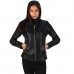 Laverapelle Women's Genuine Lambskin Round Collar Leather Racer Jacket Laverapelle Women's Genuine Lambskin Round Collar Leather Racer Jacket