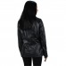 Laverapelle Women's Genuine Lambskin Long Zipper Leather Jacket