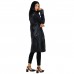 Laverapelle Women's Genuine Lambskin Knee-length Leather Coat