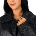 Laverapelle Women's Genuine Lambskin Knee-length Leather Coat