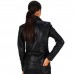 Laverapelle Women's Genuine Lambskin Three Buttoned Leather Blazer Laverapelle Women's Genuine Lambskin Three Buttoned Leather Blazer