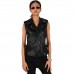 Laverapelle Women's Genuine Lambskin Biker Style Leather Vest Laverapelle Women's Genuine Lambskin Biker Style Leather Vest