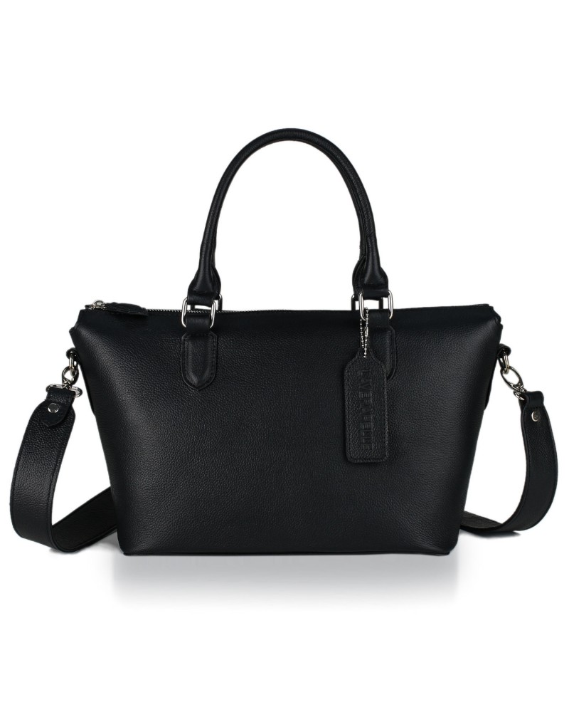 Laverapelle Women's Lita Genuine Leather Crossbody Top-Handle Shoulder Handbag - 2428003