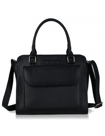 Laverapelle Women's Belladonna Genuine Leather Crossbody Shoulder Handbag - 2428004