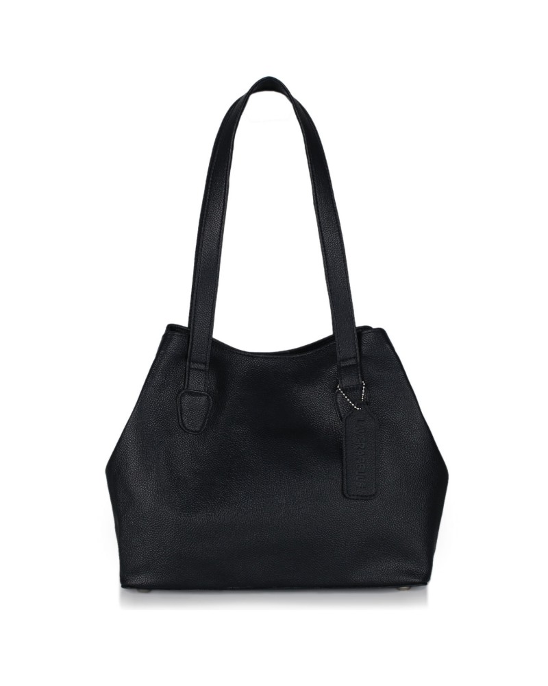 Laverapelle Women's Amaryllis Genuine Leather Tote Shoulder Handbag - 2428006