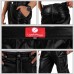 Laverapelle Men's Genuine Lambskin Leather Pants (Black, Cargo Pants) - 2504001 Laverapelle Men's Genuine Lambskin Leather Pants (Black, Cargo Pants) - 2504001