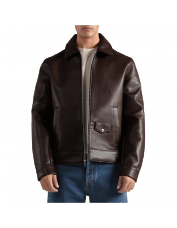 Laverapelle Men's Genuine Lambskin Leather Jacket (Black, Biker Jacket) - 2601002