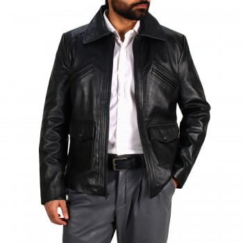 Laverapelle Men's Genuine Lambskin Field Leather Jacket
