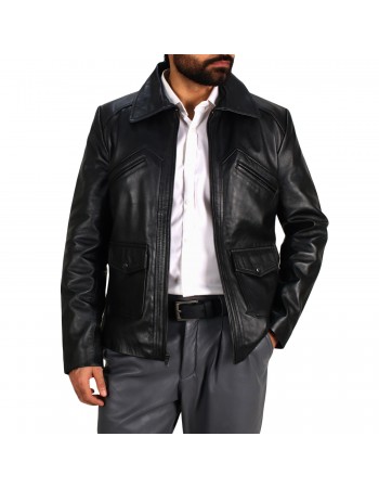 Laverapelle Men's Genuine Lambskin Field Leather Jacket