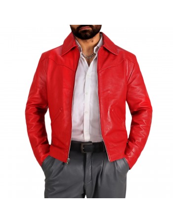 Laverapelle Men's Genuine Lambskin Cropped Leather Jacket