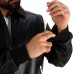 Laverapelle Men's Genuine Lambskin Two-tone Bomber Jacket Laverapelle Men's Genuine Lambskin Two-tone Bomber Jacket