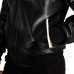 Laverapelle Men's Genuine Lambskin Two-tone Bomber Jacket Laverapelle Men's Genuine Lambskin Two-tone Bomber Jacket