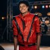 Michael Jackson Thriller Style Leather Cosplay Jacket, Custom-made 80s costume Michael Jackson Thriller Style Leather Cosplay Jacket, Custom-made 80s costume