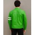 Superhero Ryan Kelley Alien Swarm Tennyson Ben 10 Green Cosplay Leather Jacket Superhero Ryan Kelley Alien Swarm Tennyson Ben 10 Green Cosplay Leather Jacket