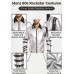 Michael Jackson Bad Tour Silver Buckle Sleeve Jacket | Iconic Stage Punk Style Michael Jackson Bad Tour Silver Buckle Sleeve Jacket | Iconic Stage Punk Style