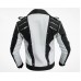 Michael Jackson Pepsi Punk Rock Style Black and White Leather Biker Jacket Michael Jackson Pepsi Punk Rock Style Black and White Leather Biker Jacket