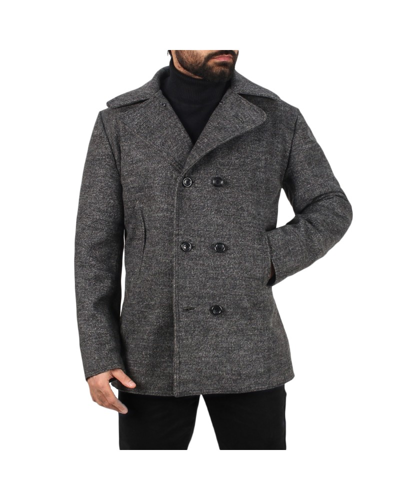 Laverapelle Men’s Merino Wool Melton Peacoat - 2602001 Laverapelle Men’s Merino Wool Melton Peacoat - 2602001