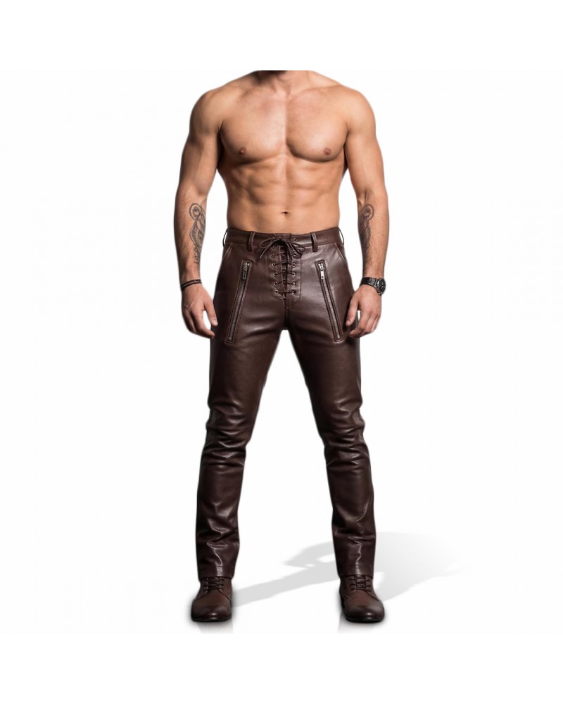 Laverapelle Lace-up biker leather pants Laverapelle Lace-up biker leather pants