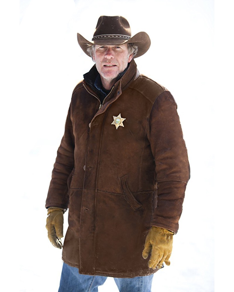 Laverapelle Men's SHERIFF WALT (ROBERT TAYLOR) COW SUEDE LEATHER COAT (Long Coat) - 1502774