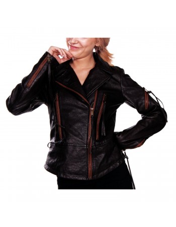 Laverapelle Women's Genuine Lambskin Leather Jacket (Fencing Jacket) - 1521751 Laverapelle Women's Genuine Lambskin Leather Jacket (Fencing Jacket) - 1521751