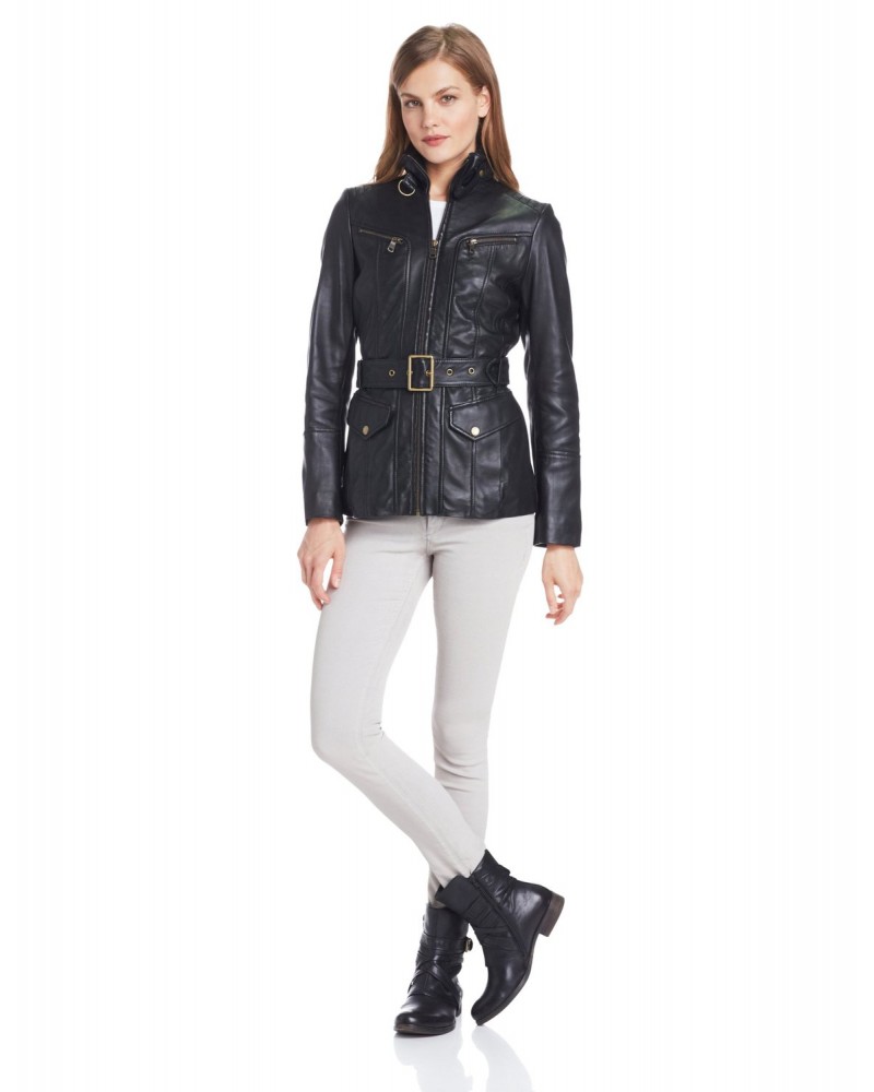 Laverapelle Women's Genuine Lambskin Leather Jacket (Fencing Jacket) - 1521718 Laverapelle Women's Genuine Lambskin Leather Jacket (Fencing Jacket) - 1521718