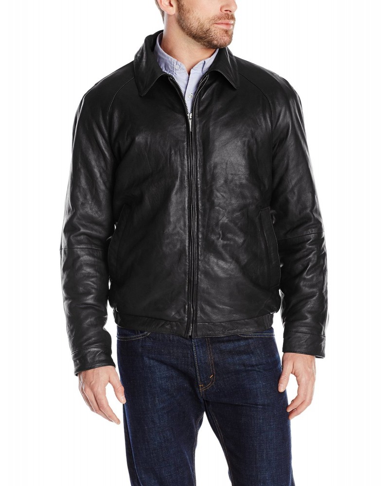 Laverapelle Men's Genuine Lambskin Leather Jacket (Aviator Jacket) - 1501379