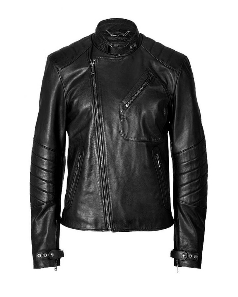 Laverapelle Men's Genuine Lambskin Leather Jacket (Fencing Jacket) - 1501589