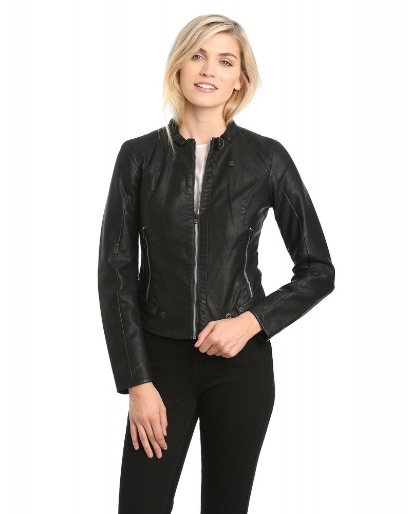 Laverapelle Women's Genuine Lambskin Leather Jacket (Fencing Jacket) - 1521747 Laverapelle Women's Genuine Lambskin Leather Jacket (Fencing Jacket) - 1521747