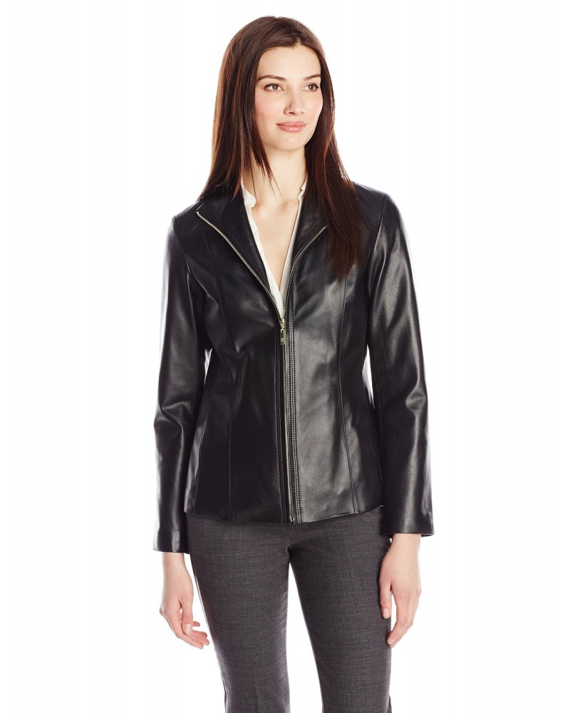 Laverapelle Women's Genuine Lambskin Leather Jacket (Fencing Jacket) - 1521682 Laverapelle Women's Genuine Lambskin Leather Jacket (Fencing Jacket) - 1521682