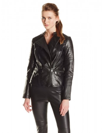 Laverapelle Women's Genuine Lambskin Leather Jacket (Double Rider Jacket) - 1521701 Laverapelle Women's Genuine Lambskin Leather Jacket (Double Rider Jacket) - 1521701