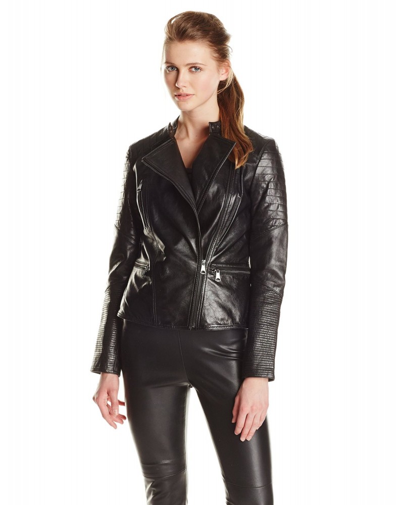 Laverapelle Women's Genuine Lambskin Leather Jacket (Double Rider Jacket) - 1521701 Laverapelle Women's Genuine Lambskin Leather Jacket (Double Rider Jacket) - 1521701
