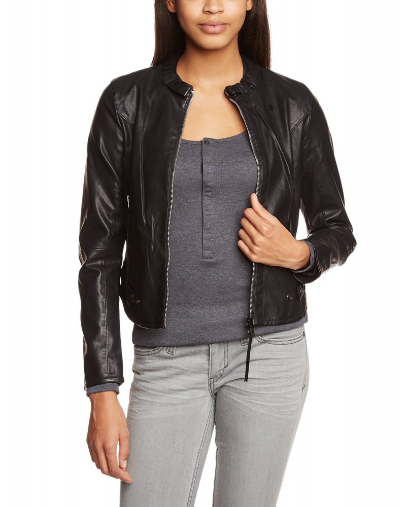Laverapelle Women's Genuine Lambskin Leather Jacket (Racer Jacket) - 1521723