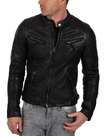 Laverapelle Men's Genuine Lambskin Leather Jacket (Classic Jacket) - 1501268 Laverapelle Men's Genuine Lambskin Leather Jacket (Classic Jacket) - 1501268